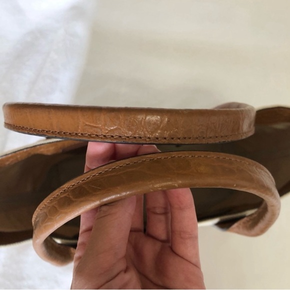 EUC Michael Kors Fulton Canvas Tote/Purse - Picture 4 of 8